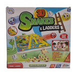 3D Snakes And Ladders Board Game