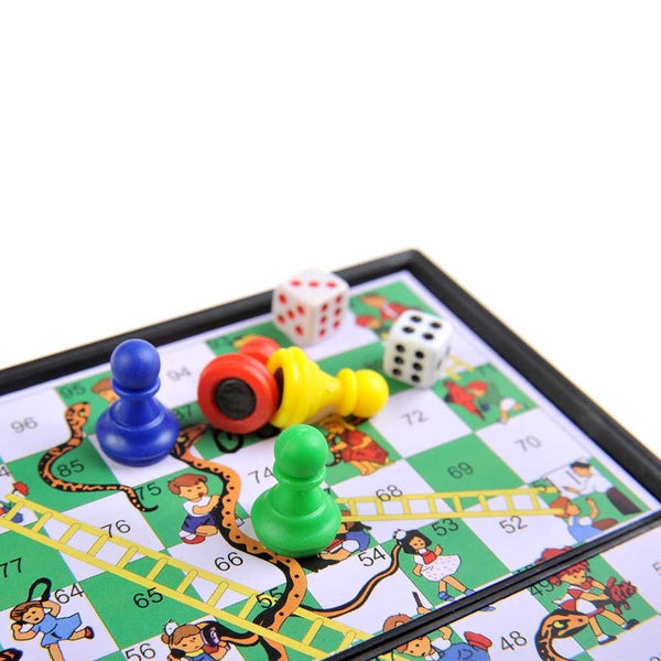 Buy Magnetic Folding Snakes & Ladders Game Set 11.8 inch Portable Family  Fun Board Game for All Ages-in Storage（Large Size 30x30cm ） Online at Low  Prices in India 