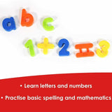 Magnetic Letters & Numbers In Tub-52Pack