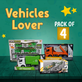 Vehicles Lover - Pack of 4