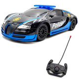 Bugatti Style Super Racing Radio Control Police Car