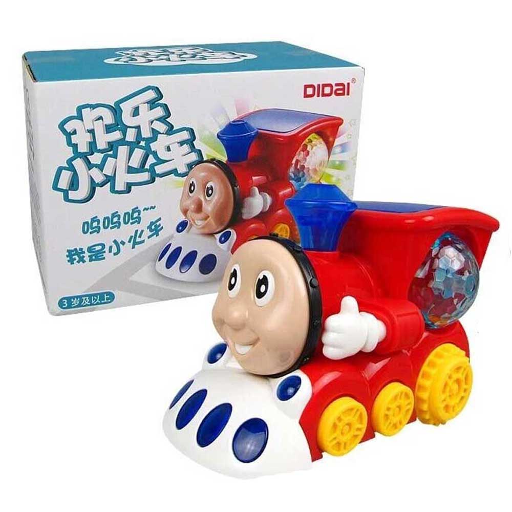Bump And Go Train Toy With Rotating Light Ball