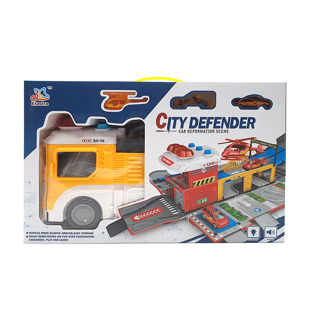 City Defender Car Deformation Scene