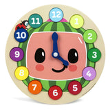 Cocomelon Wooden Learning Clock Puzzle