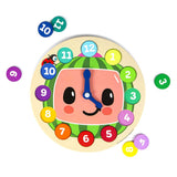 Cocomelon Wooden Learning Clock Puzzle