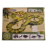 Dinosaur Track With Car And Action Figures
