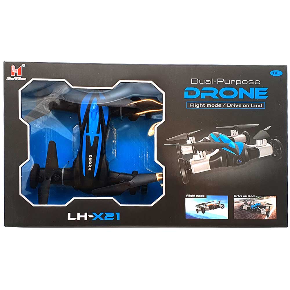 LH X21 RC Quadcopter Drone Flying Car Toy