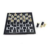 Magnetic Chess Checkers Backgammon Set