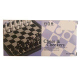 Magnetic Chess Checkers Backgammon Set