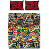 marvel comics reversible double duvet-cover bedding set