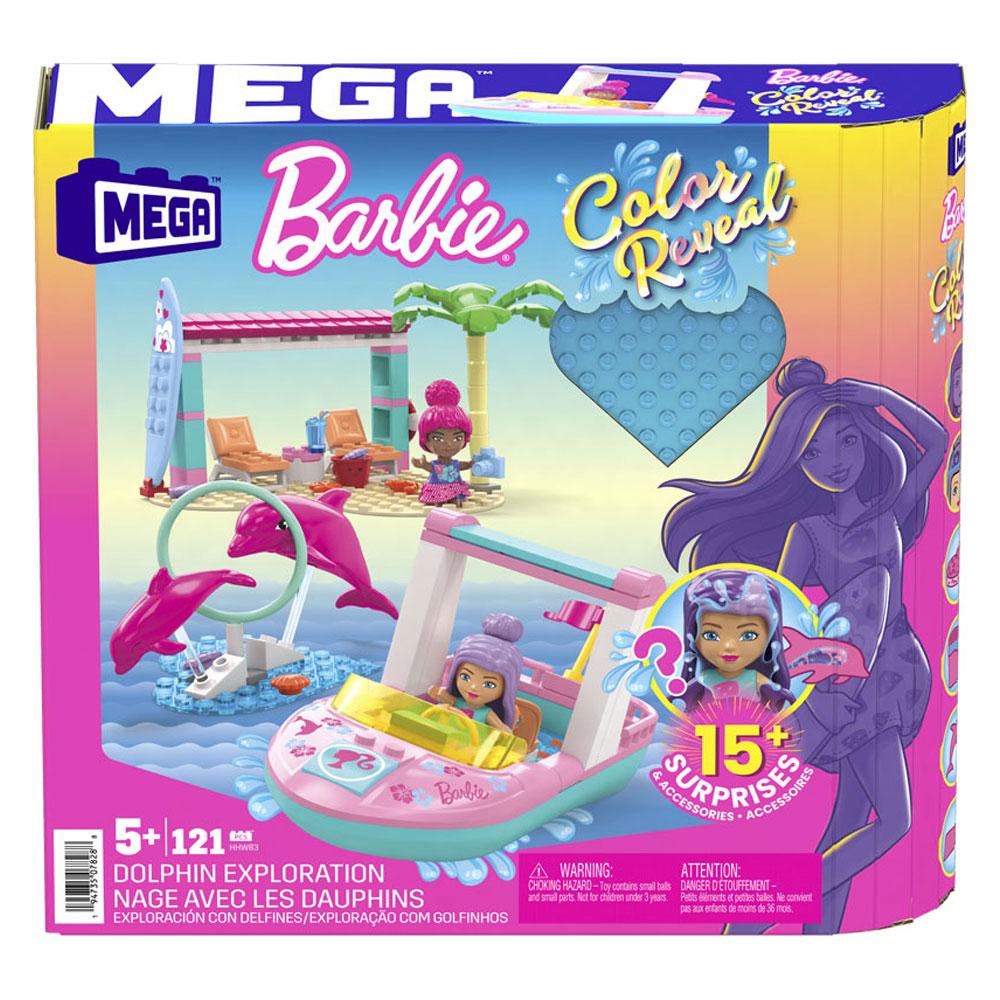 Mega Barbie Color Reveal Dolphin Exploration