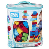 Mega Bloks Building Bag 60pc Blue