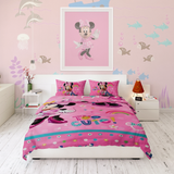 Minnie Mouse Fluttery Friends Reversible Double Duvet Cover Set-Kids Bedding