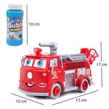 Pumper Fire Truck Bubble Blowing Toy For Kids