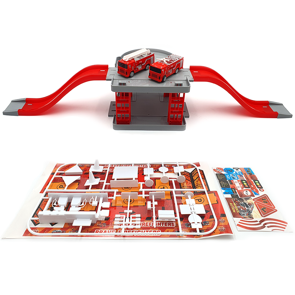Rescue Fire Brigade Forces Set And Fire Station Toys