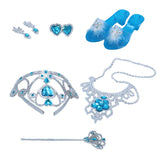 Splendid Crown and Princess jewelry Set With Shoes