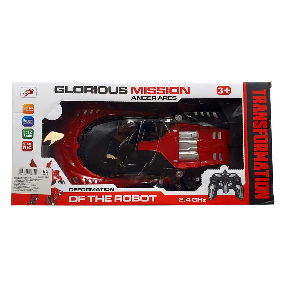 Transformation Golorious Mission Anger Ares Series- Fly Wheel Transform Robot  R/C Car (big)