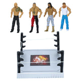 Wrestling Ring With 4 Wrestling Characters & Gym Accessories