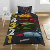 Thunderbirds Single Super Soft Duvet Cover With Pillowcase Set- Kids Bedding